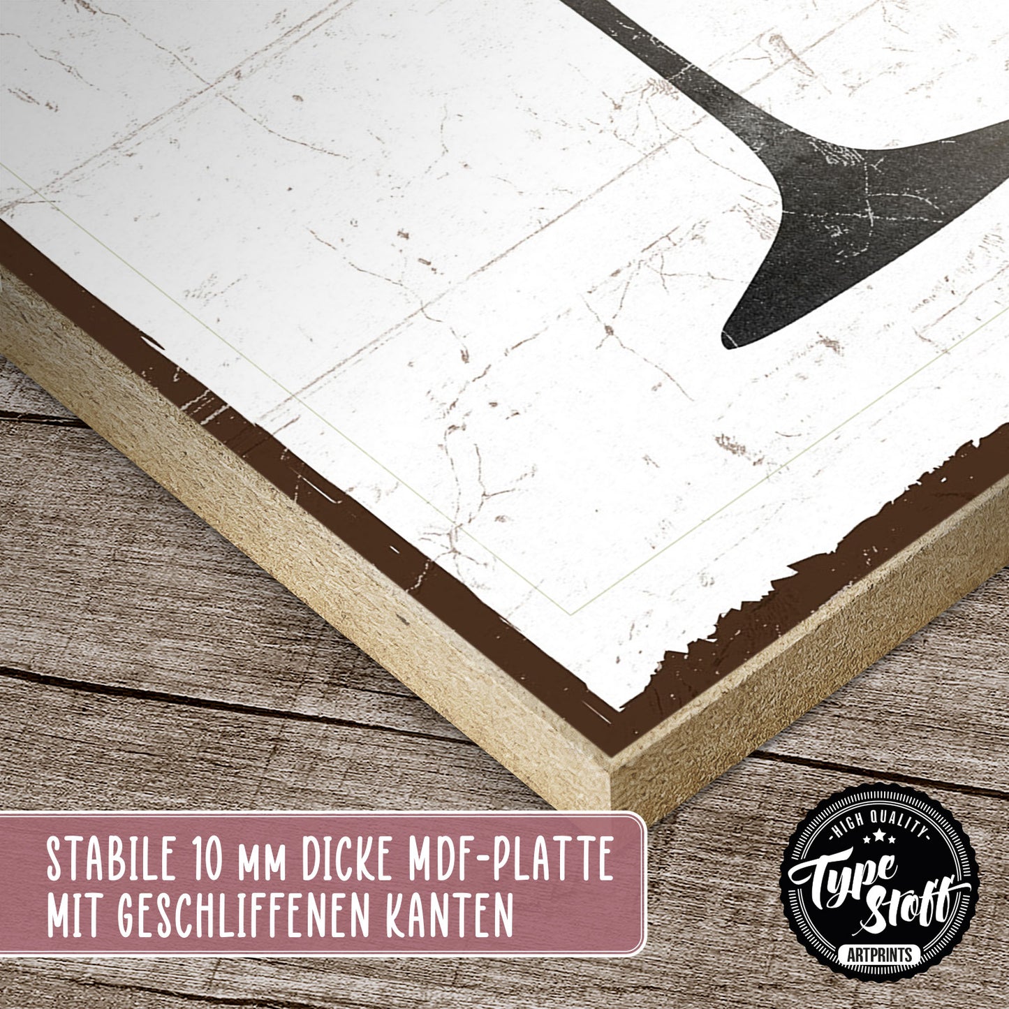 Holzschild mit Spruch - Wine-Time - Wein-Zeit – HS-GH-00141