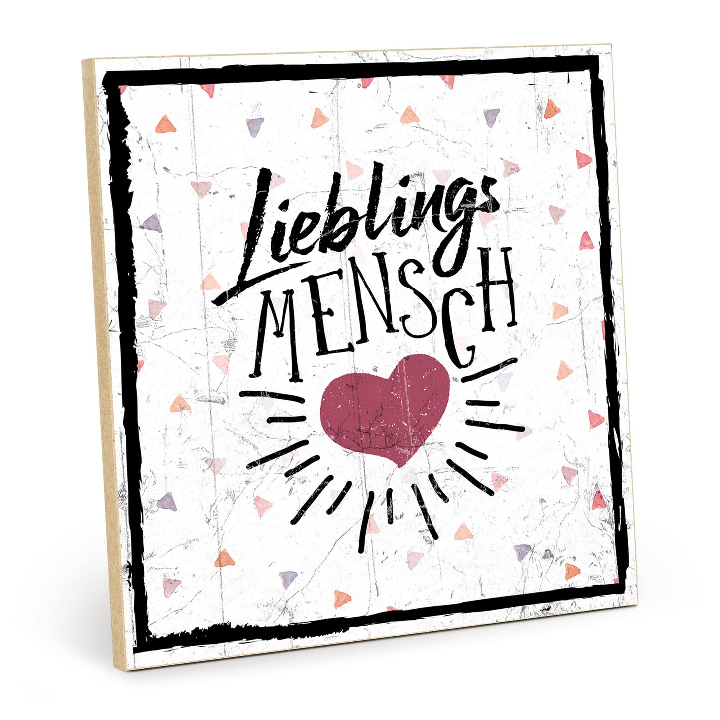 Holzschild mit Spruch - Freunde – Lieblingsmensch - HS-QN-00145