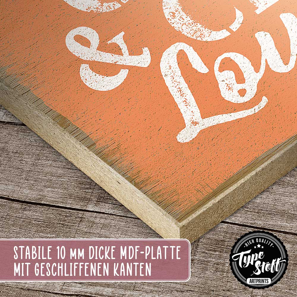 Holzschild mit Spruch - Grill ans chill lounge – HS-GQ-00190