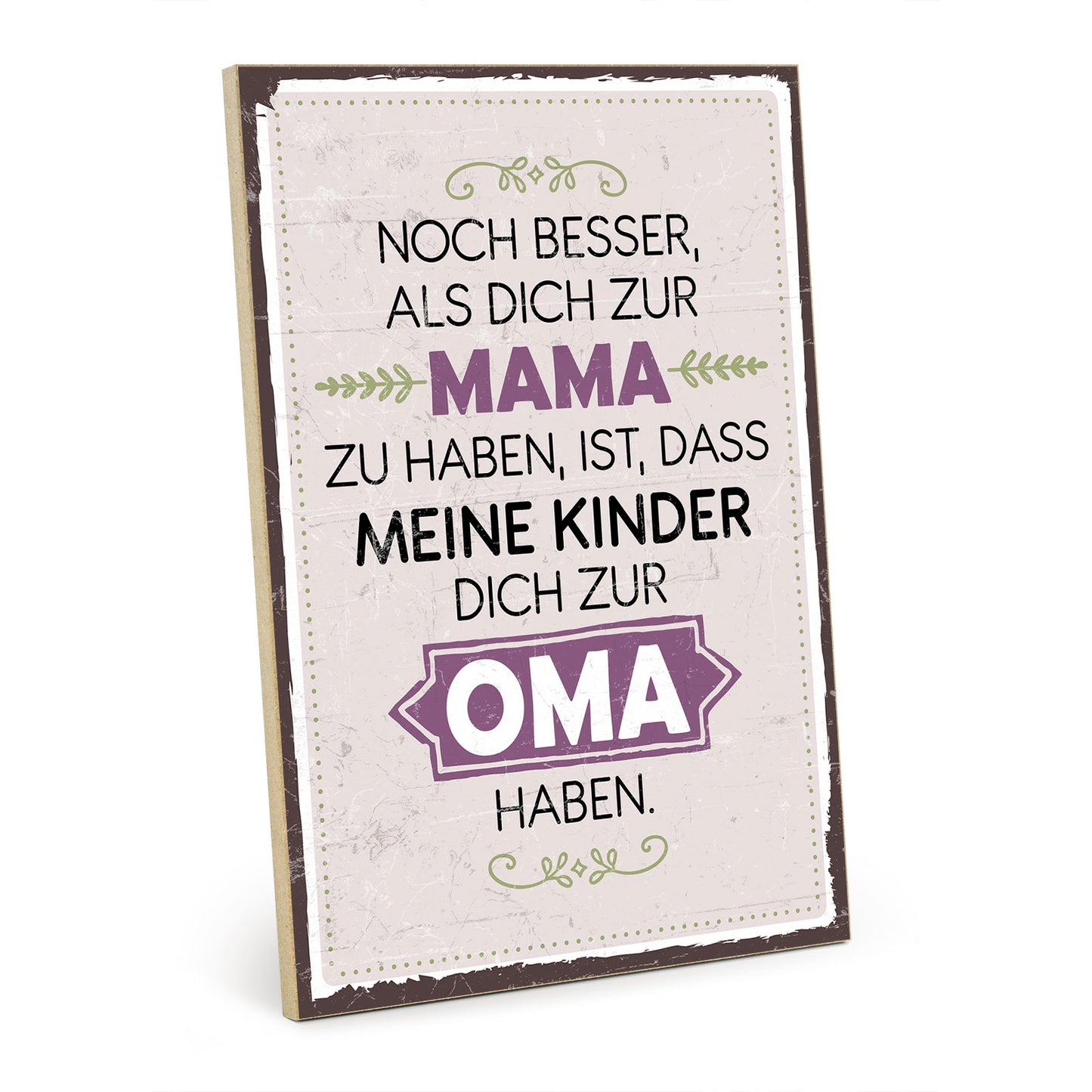 Holzschild mit Spruch - Oma – GH-00403