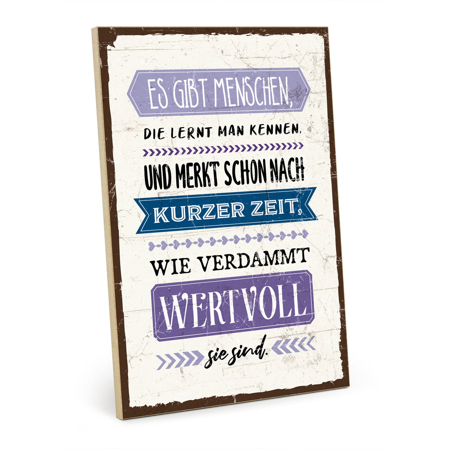 Holzschild mit Spruch - Freunde – GH-00816