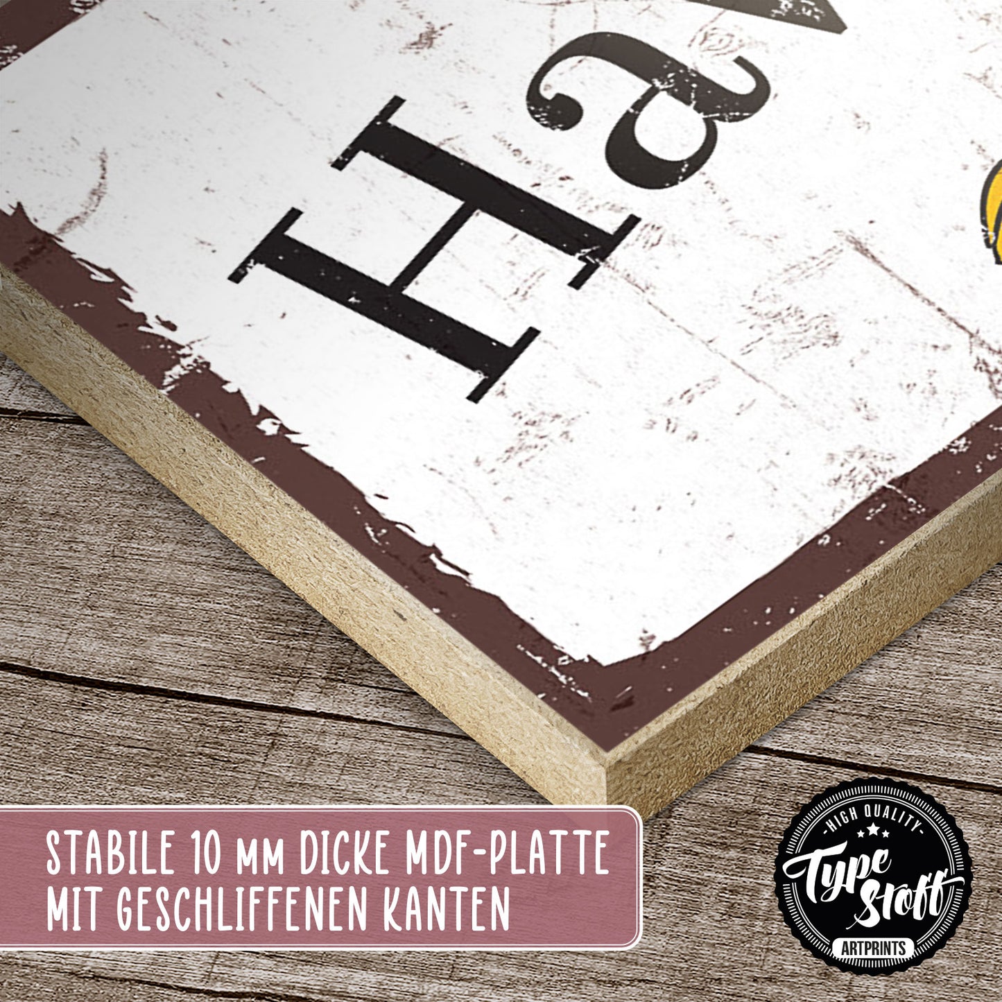 Holzschild mit Spruch - Hygge - Have a nice day – HS-KQ-00919