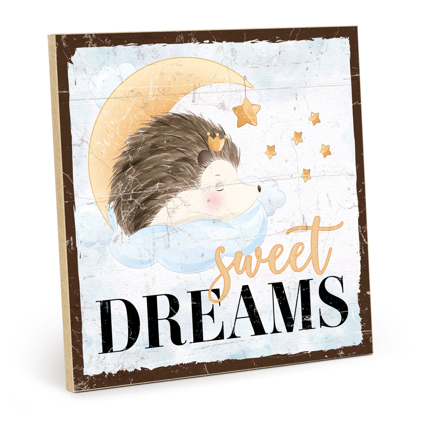 Holzschild mit Spruch - Schlafen - Sweet drams – HS-QN-01004