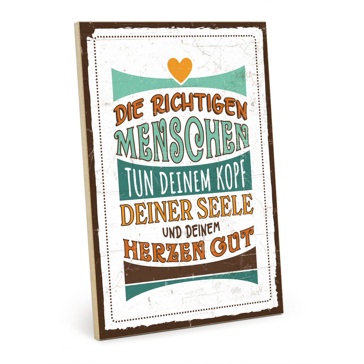 Holzschild mit Spruch - Freunde - Tun dir gut – HS-GH-01087