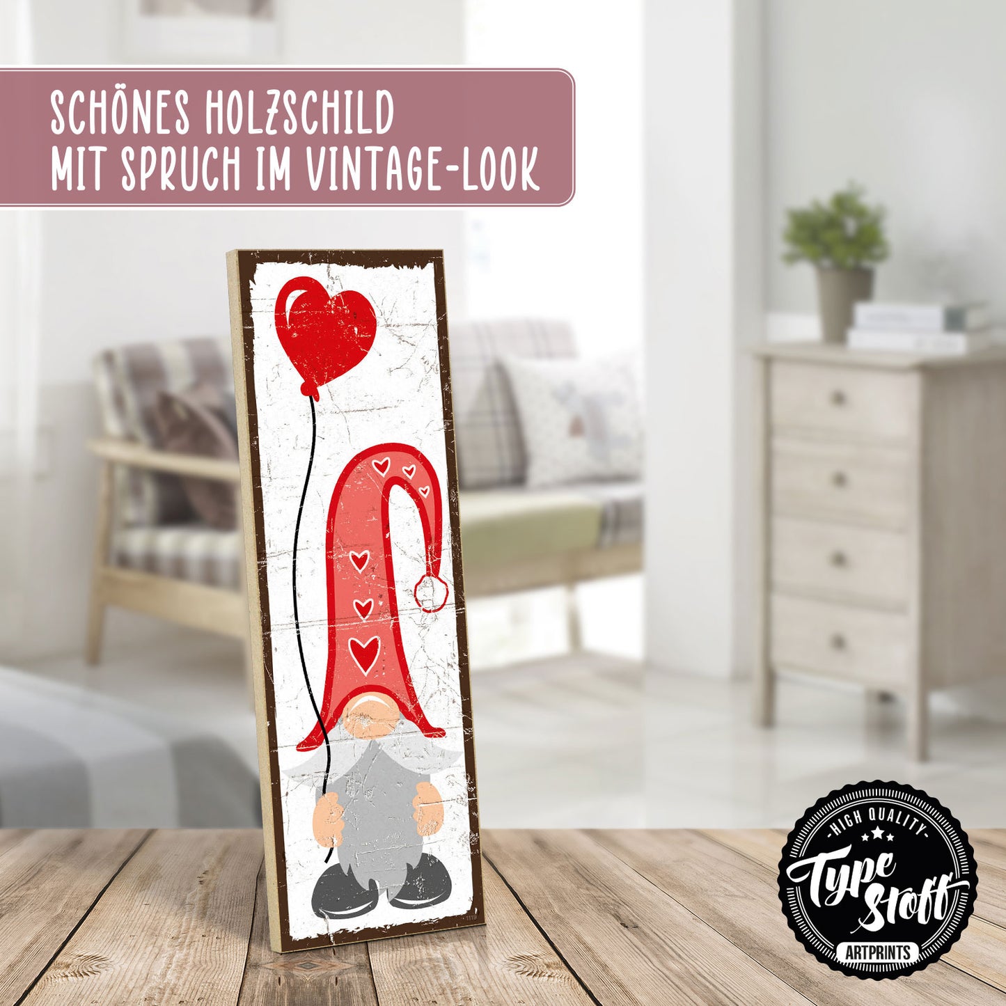 Holzschild mit Spruch - Wichtel – HS-KH-01119