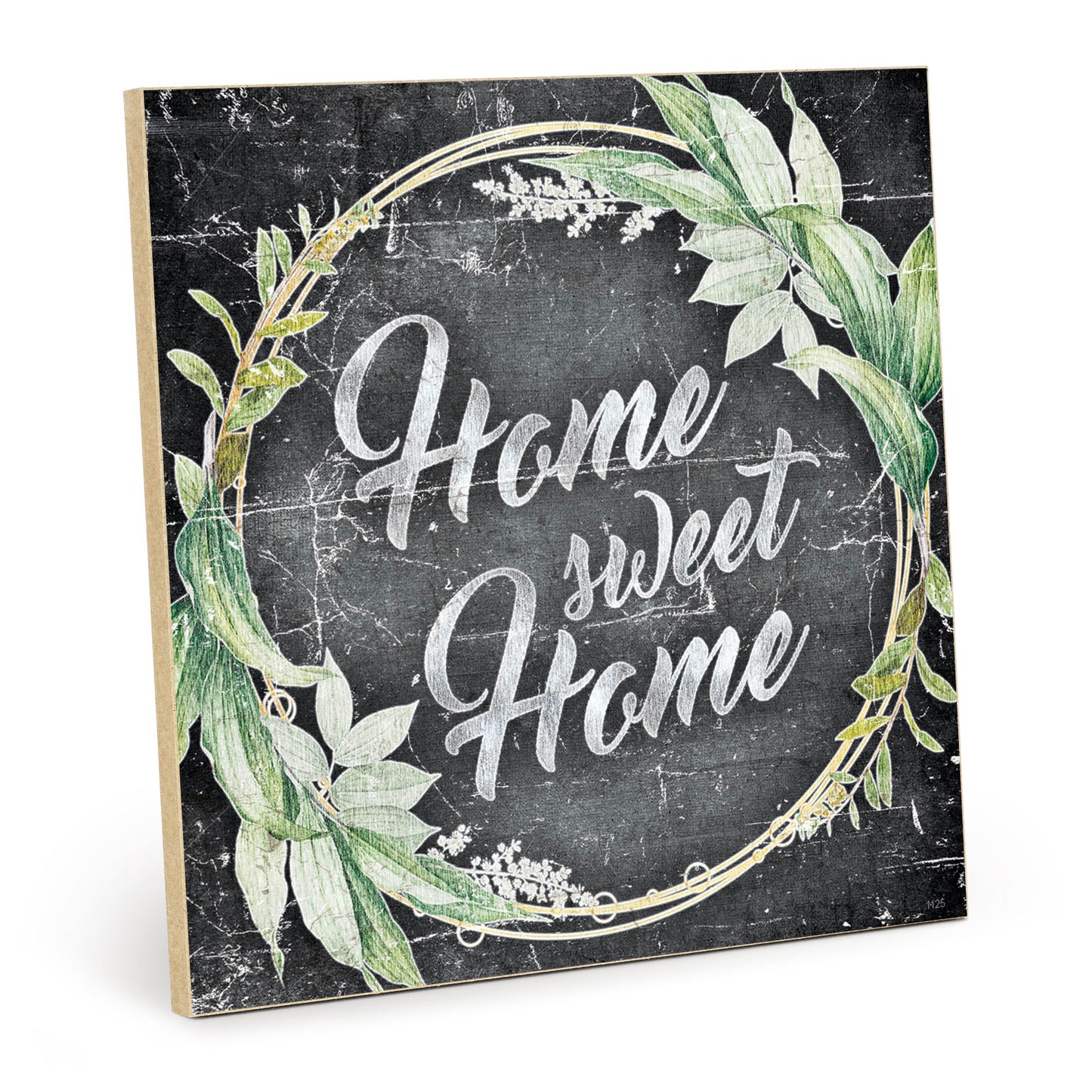 Holzschild mit Spruch - Zuhause - Home sweet home – HS-QN-01125