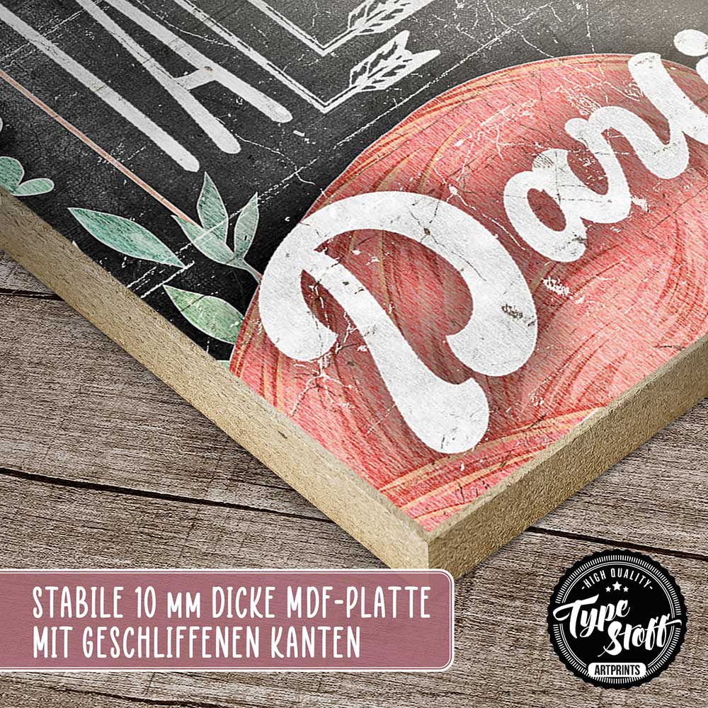 Holzschild mit Spruch - Hygge - Stand tall darling – HS-GH-01167