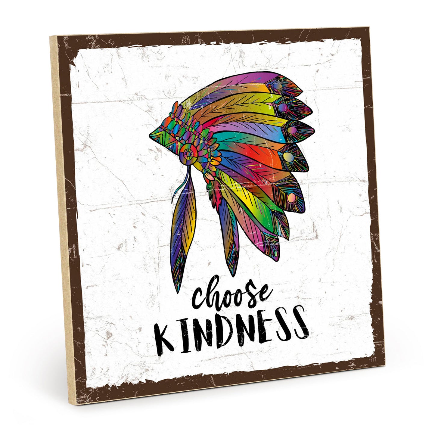 Holzschild mit Spruch - Hygge - chose kindness – HS-QN-01177