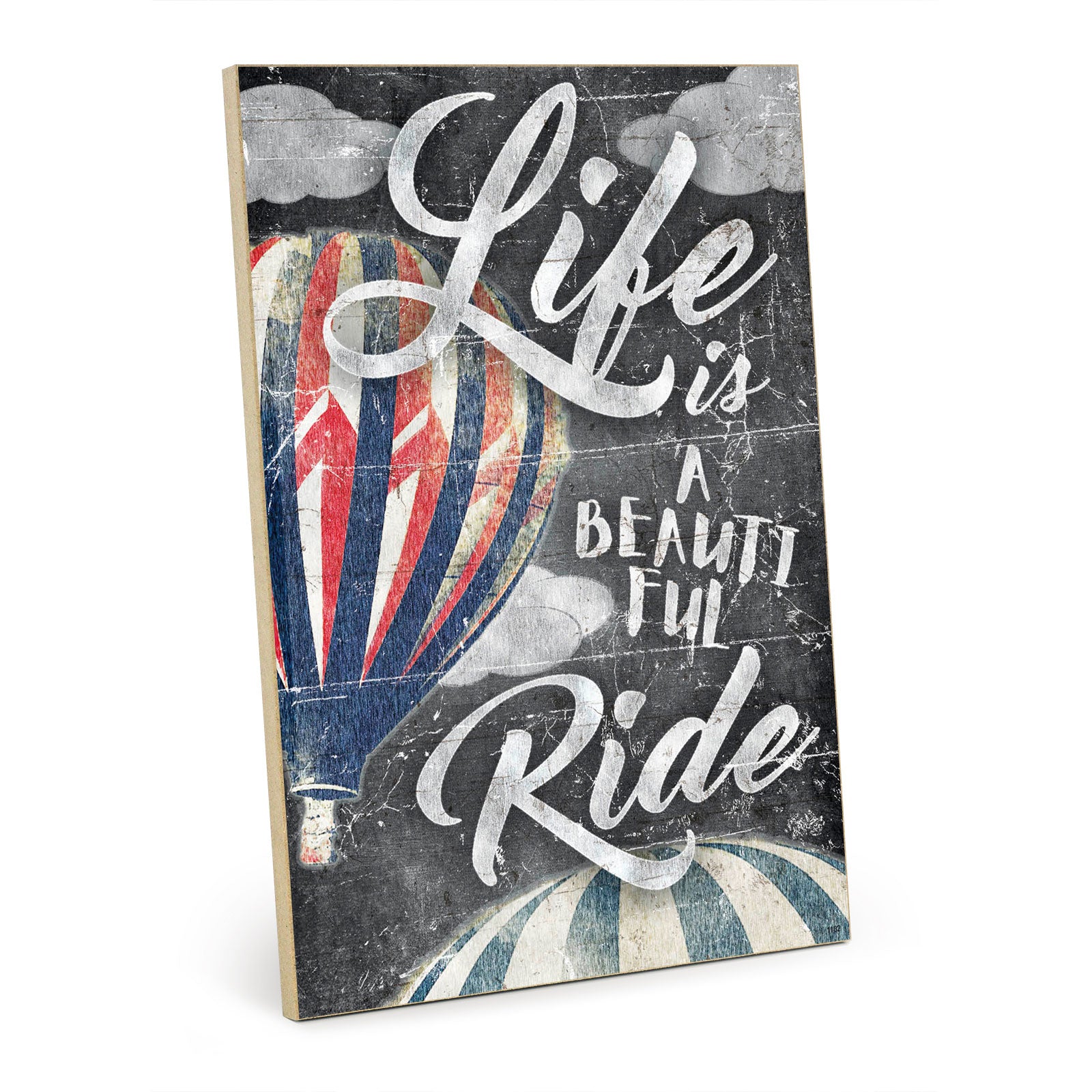 Holzschild mit Spruch Hygge life is a beautyful ride HSGH01182