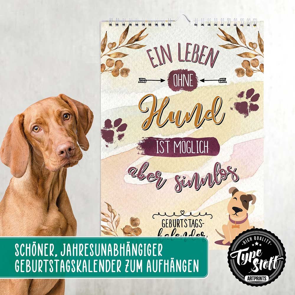 Geburtstagskalender - Hund - KA-01331