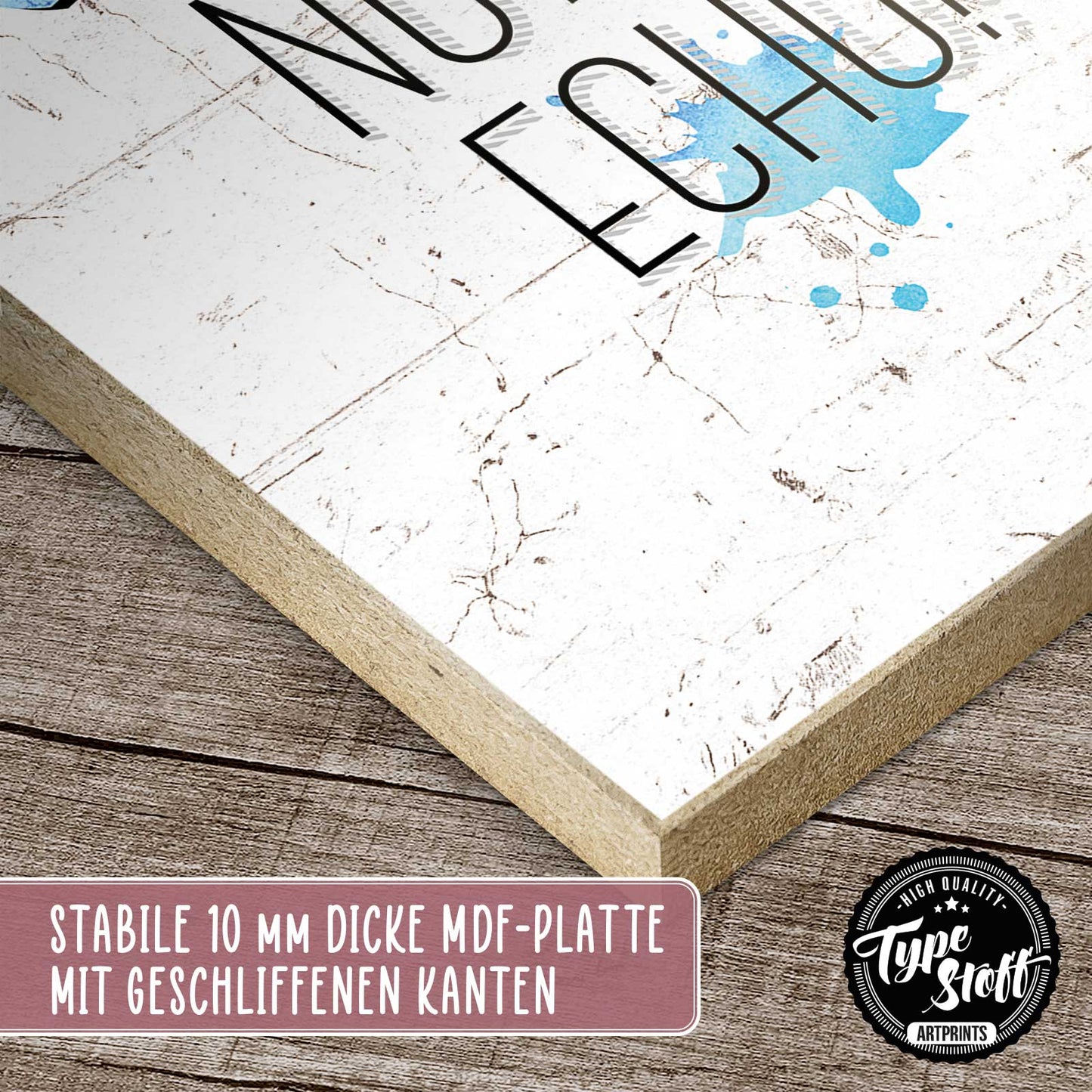 Holzschild mit Spruch - Motivation - be a voice - HS-GH-01351