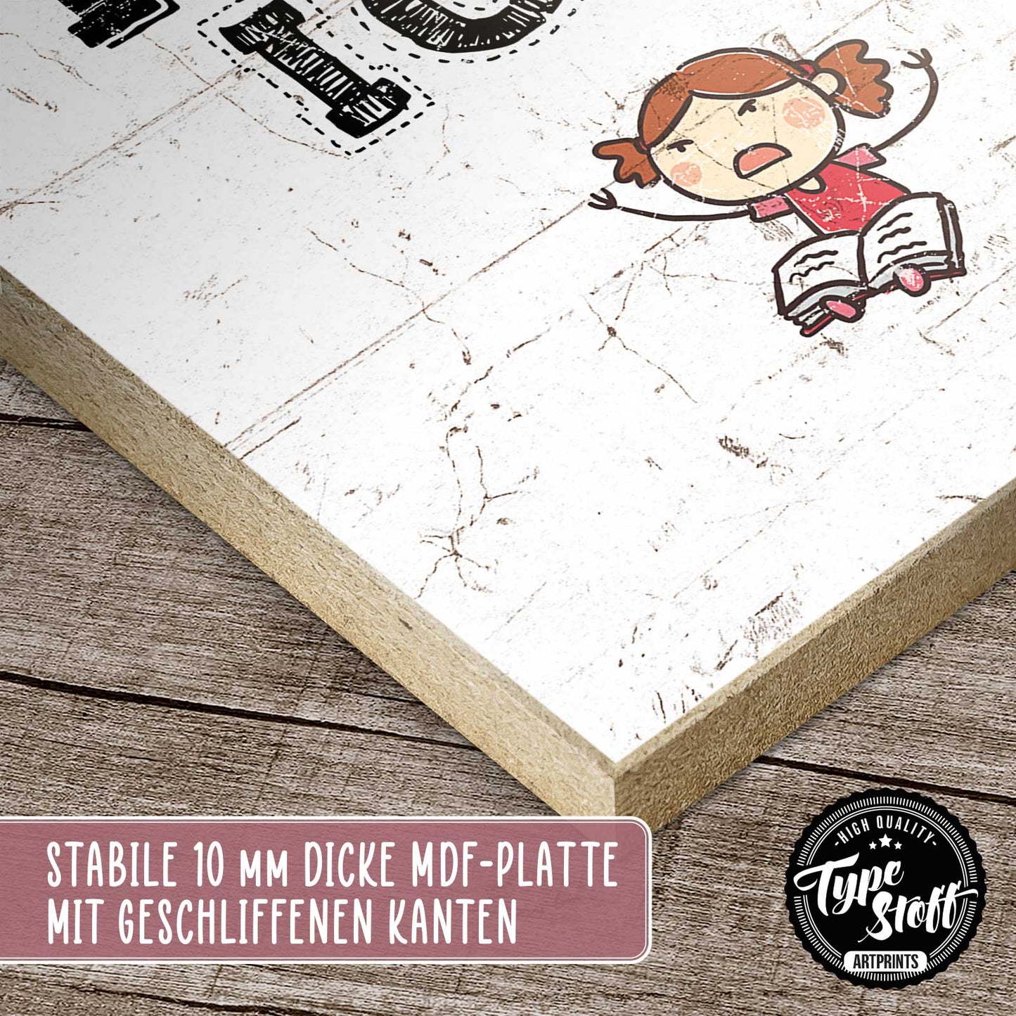 Holzschild mit Spruch - Hygge - nen Scheiss – HS-GH-01367