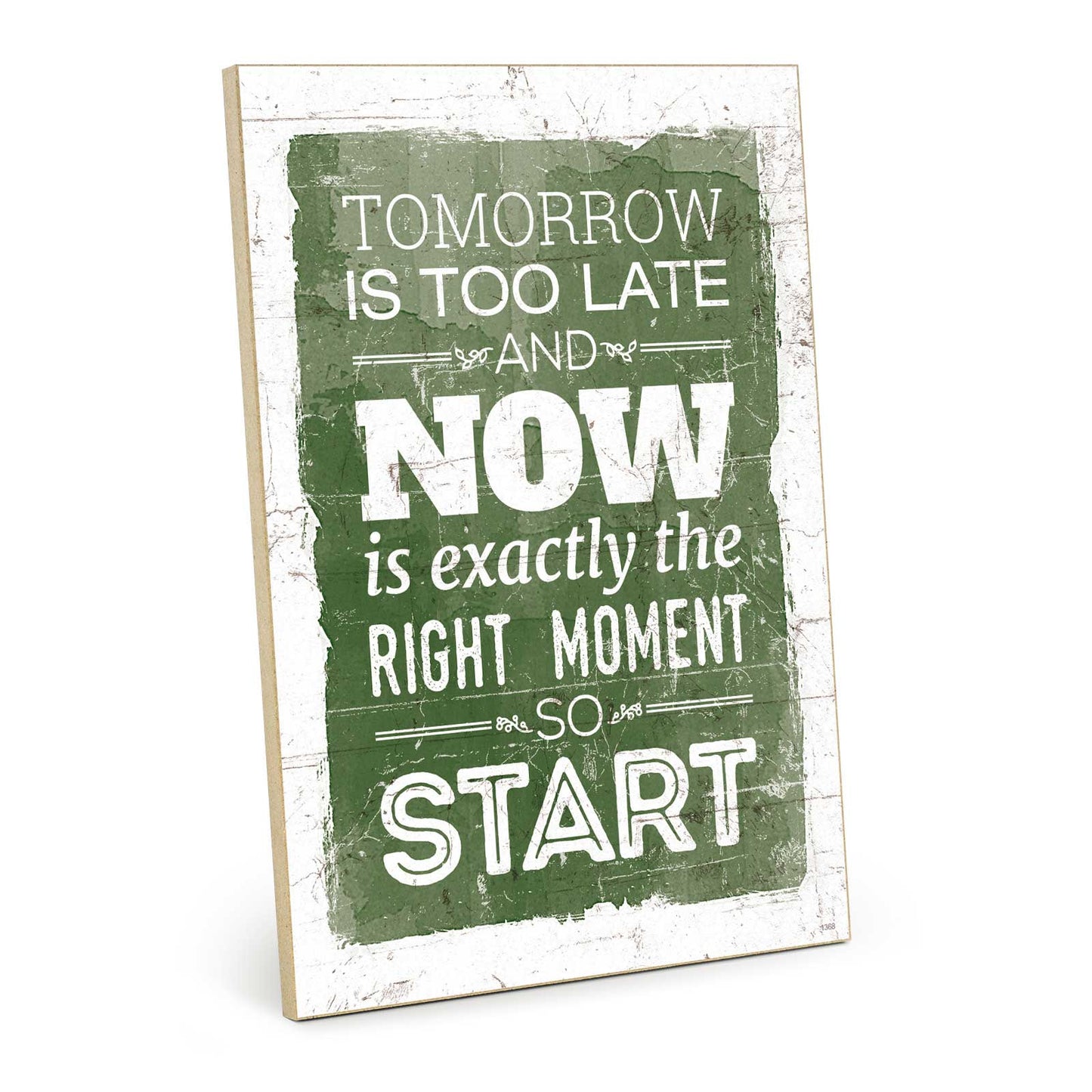 Holzschild mit Spruch - Hygge - NOW – HS-GH-01368