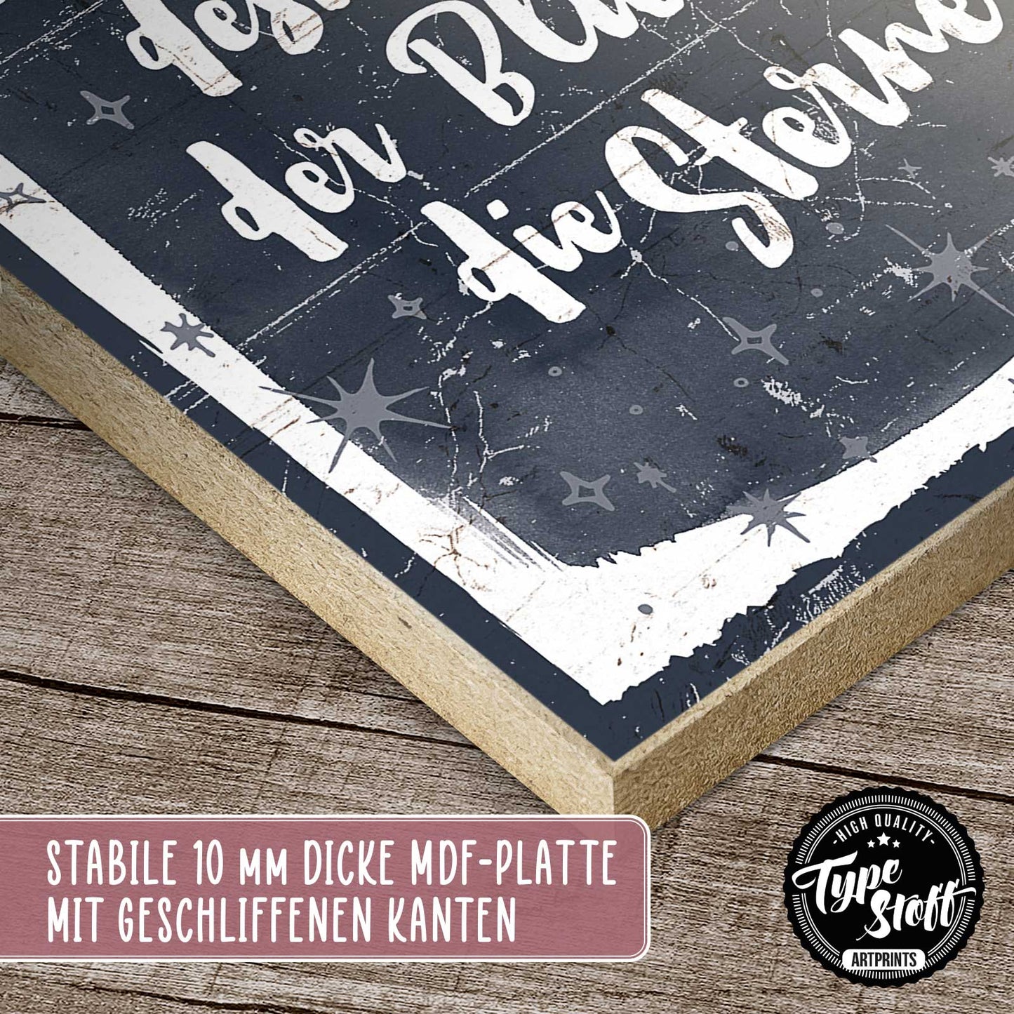 Holzschild mit Spruch - Dachschaden Lustiges – HS-GH-01375
