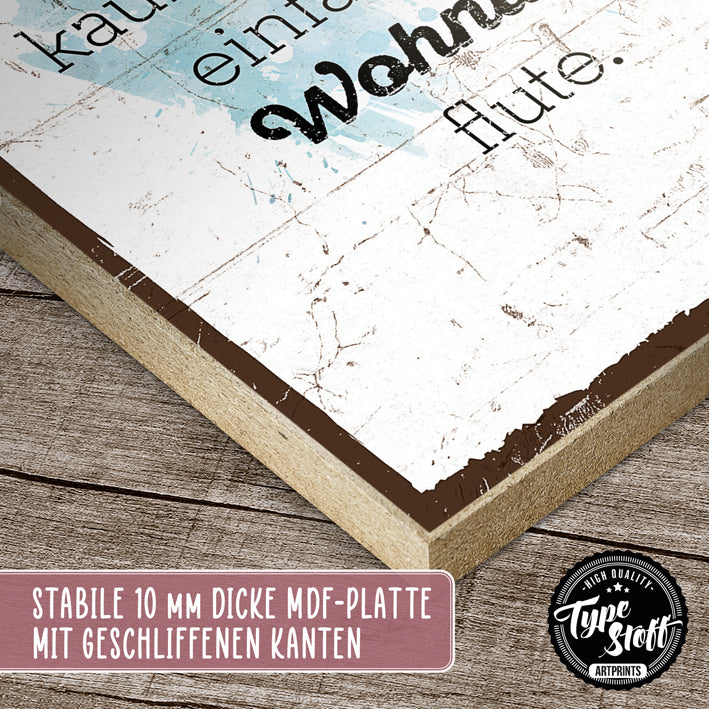 Holzschild mit Spruch - Putzerfische - HS-GH-01393