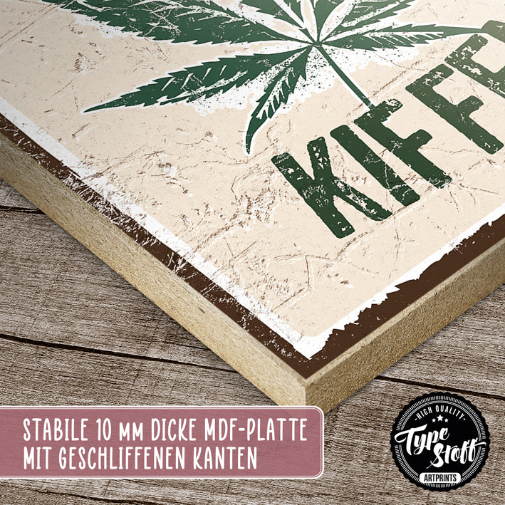 Holzschild mit Spruch - Mir reichts - HS-GH-01447