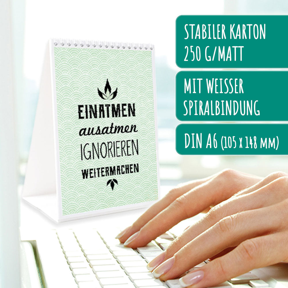 Tischkalender mit Sprüchen – Dein Aufmunterer im Büro - TK-01479