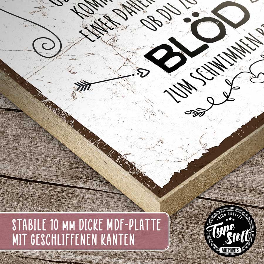 Holzschild mit Spruch - Du kannst es nicht allen recht machen – GH-01543