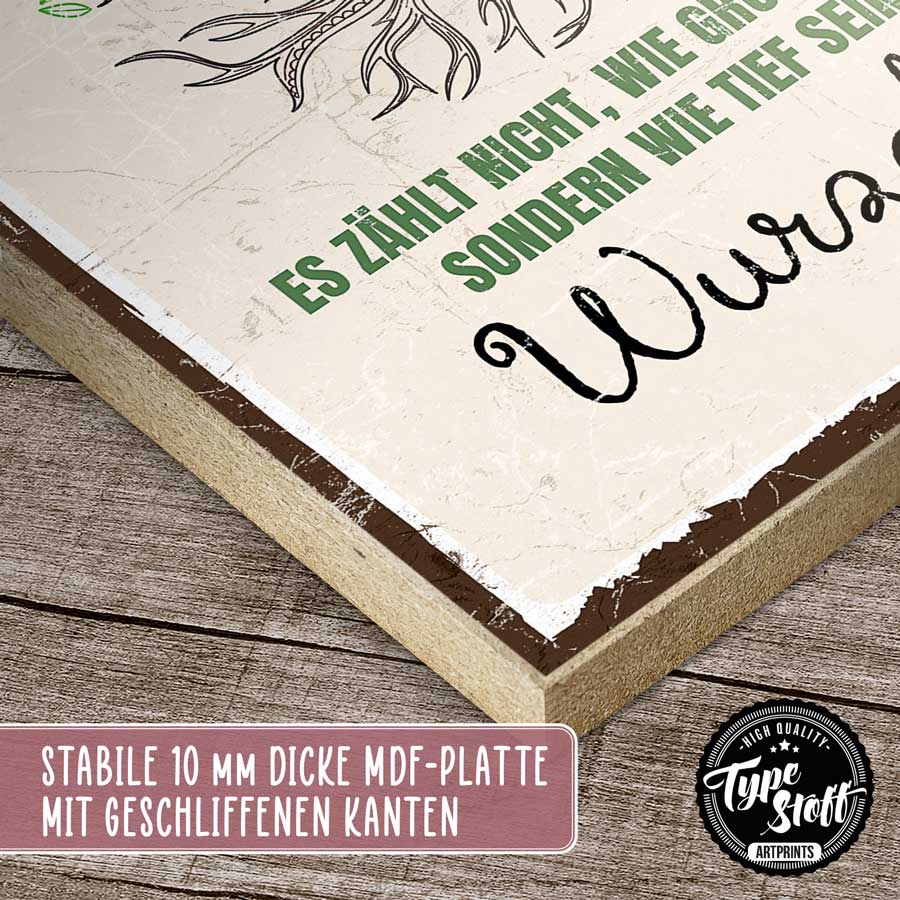 Holzschild mit Spruch - Freundschaft ist – GH-HS-01555