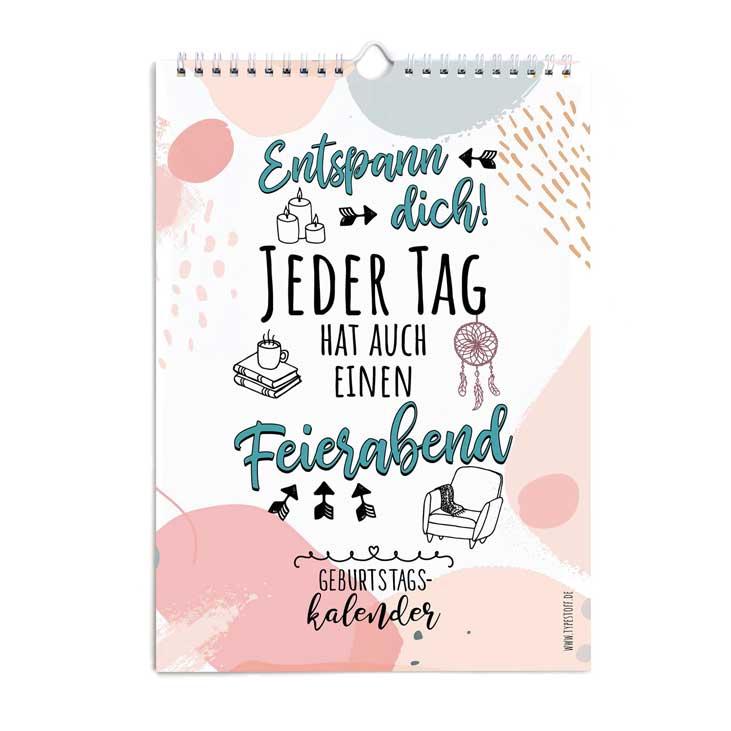 Geburtstagskalender - Büro - GK-01573