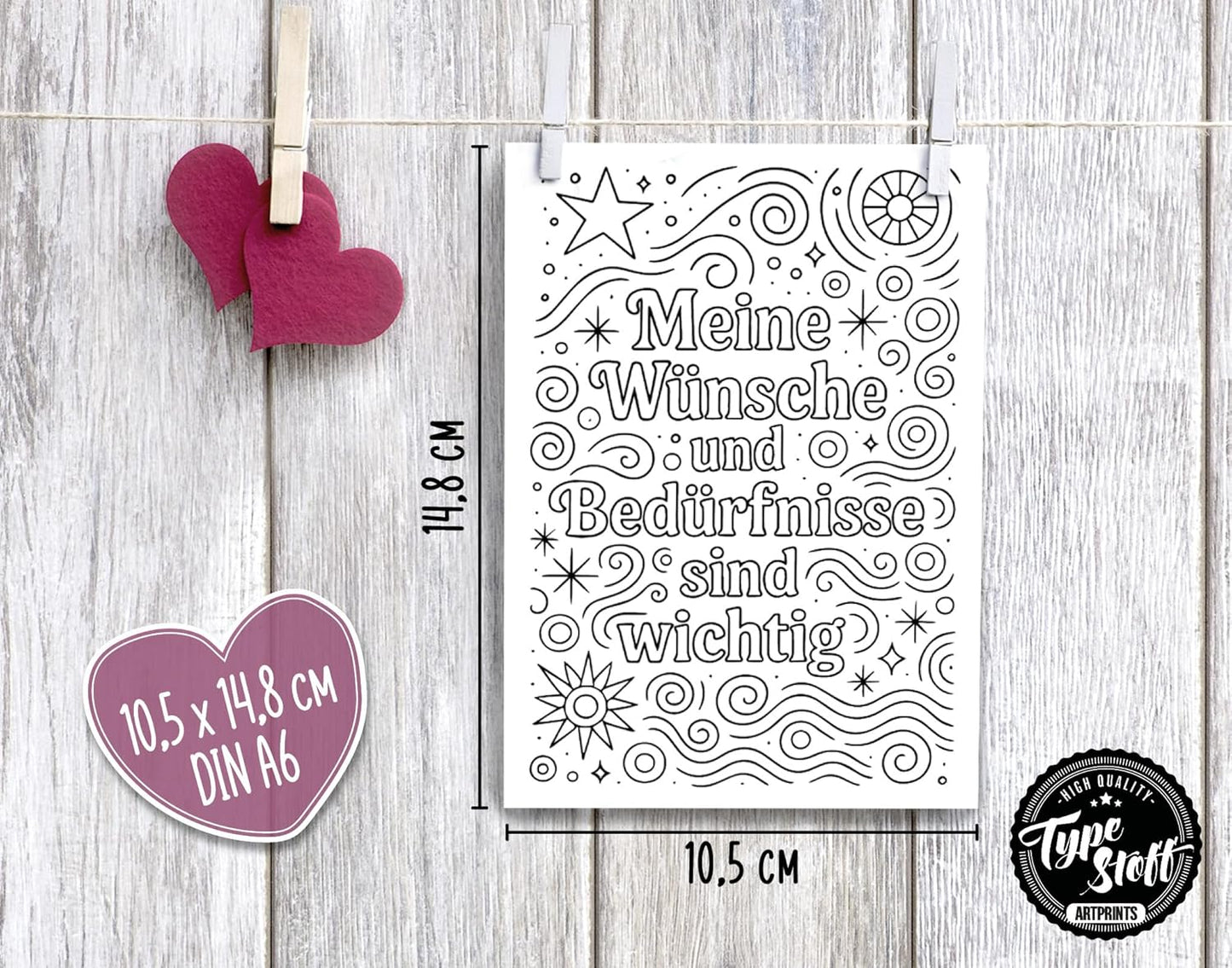 Postkarten - Ausmalpostkarten- Set - PK-1583