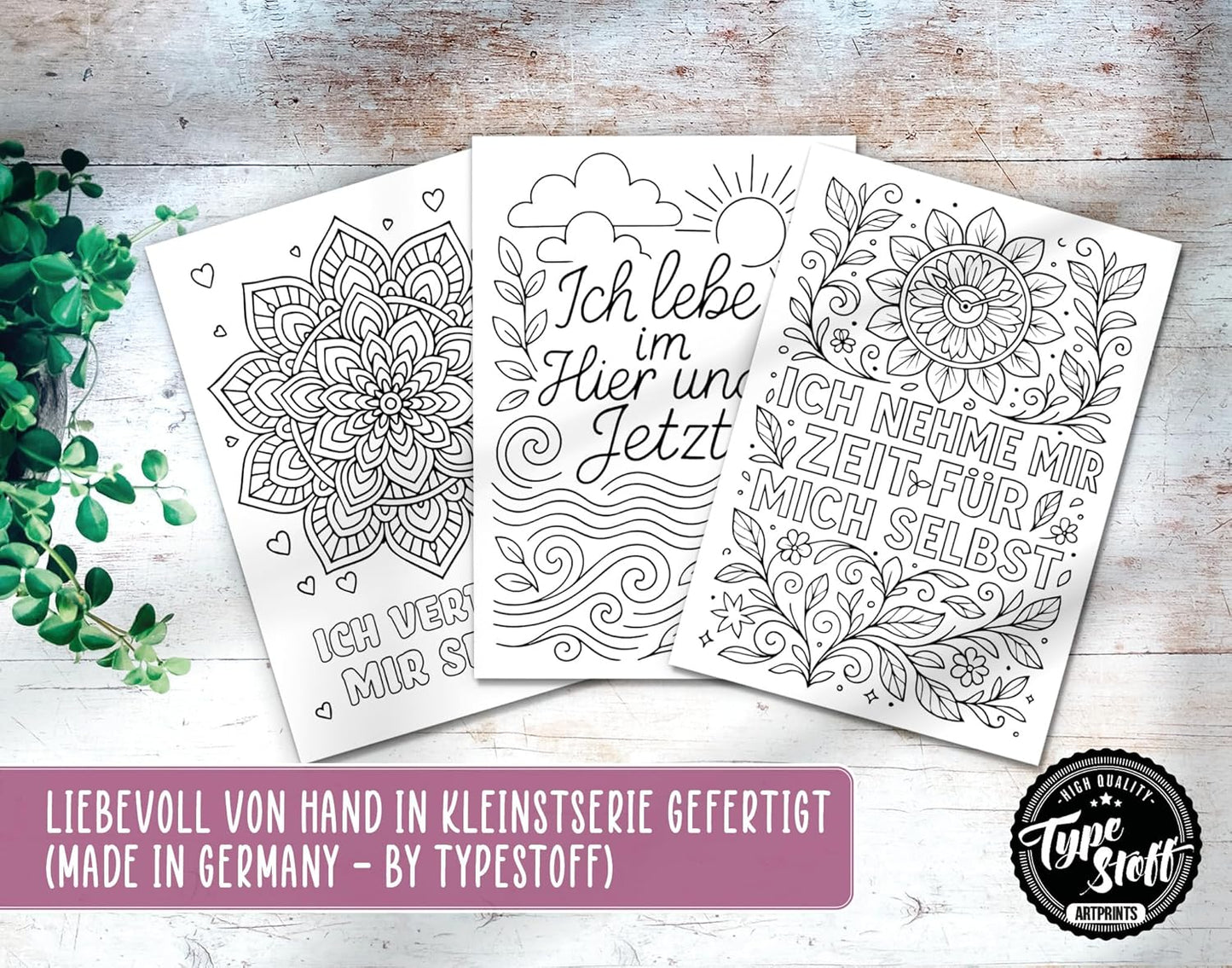 Postkarten - Ausmalpostkarten- Set - PK-1583