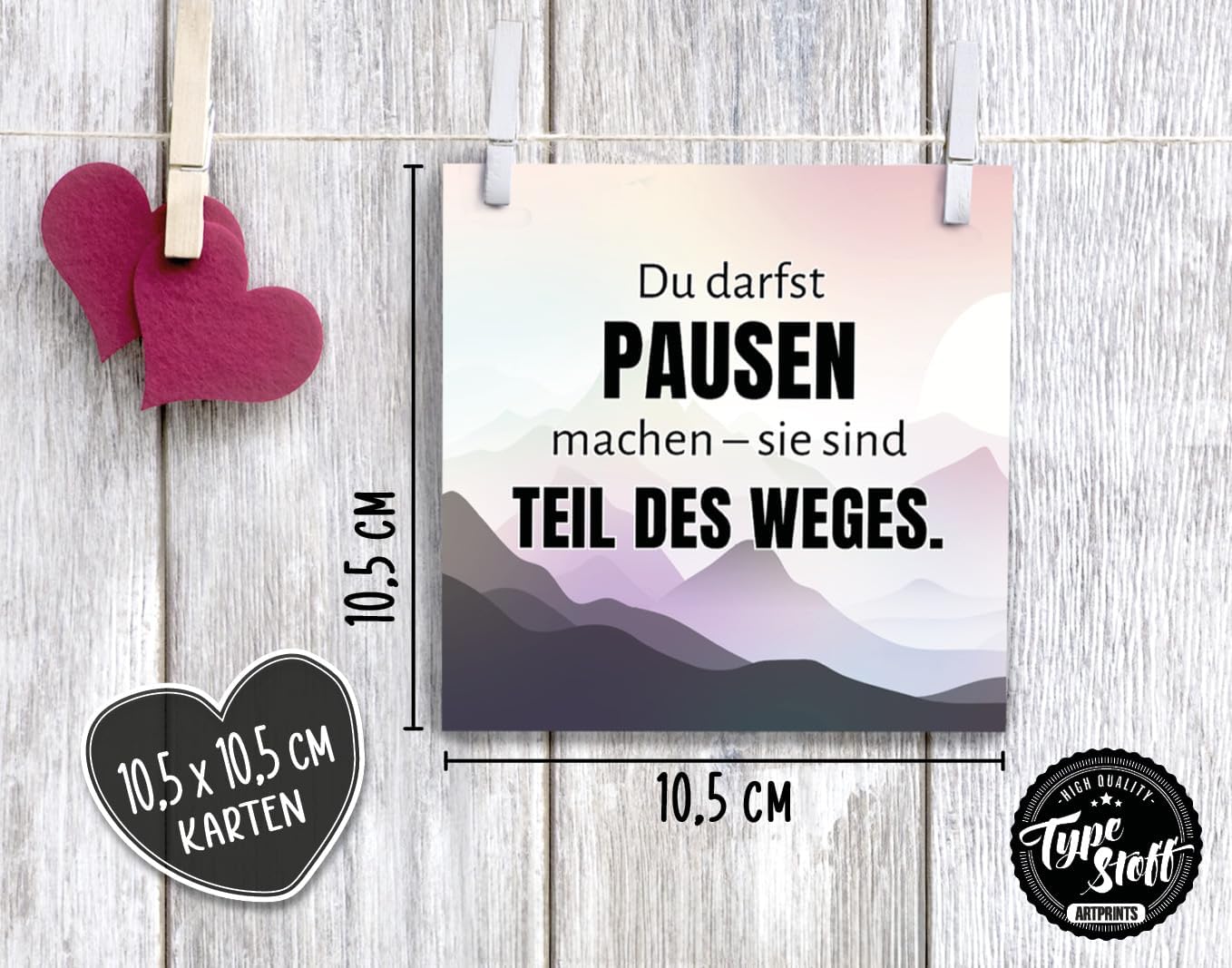 25 Hyggekarten Set 3 mit 50 Sprüchen für jeden Tag - HK-01584