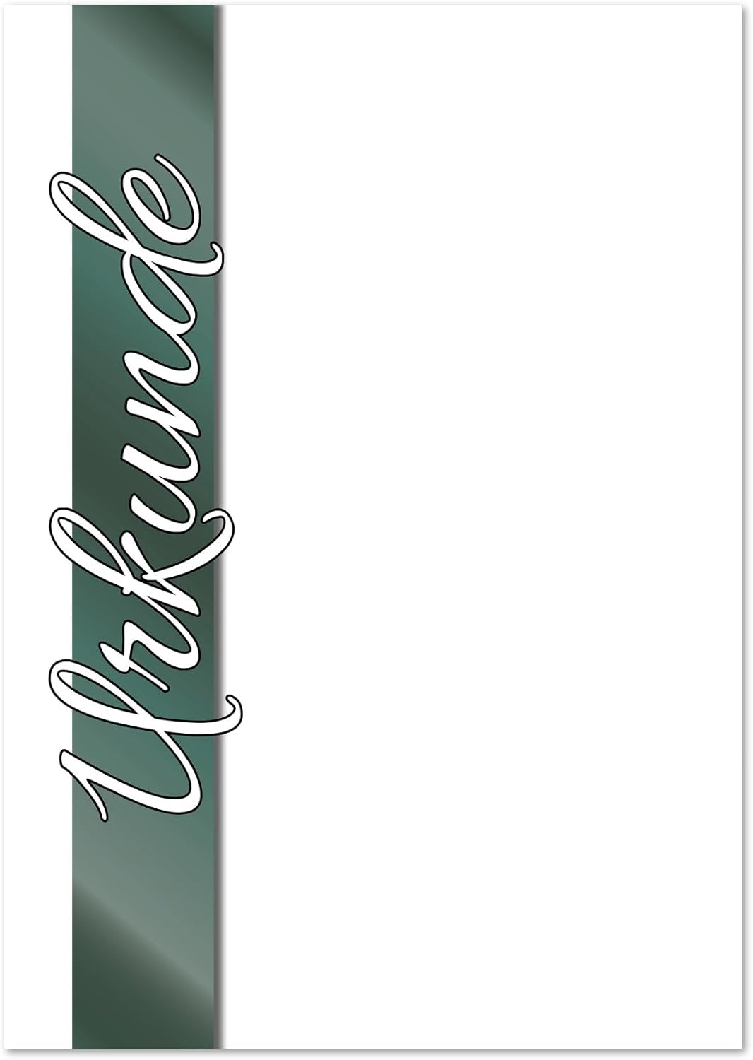 Urkunde Blanko - 5 Stück - MP-01504-05