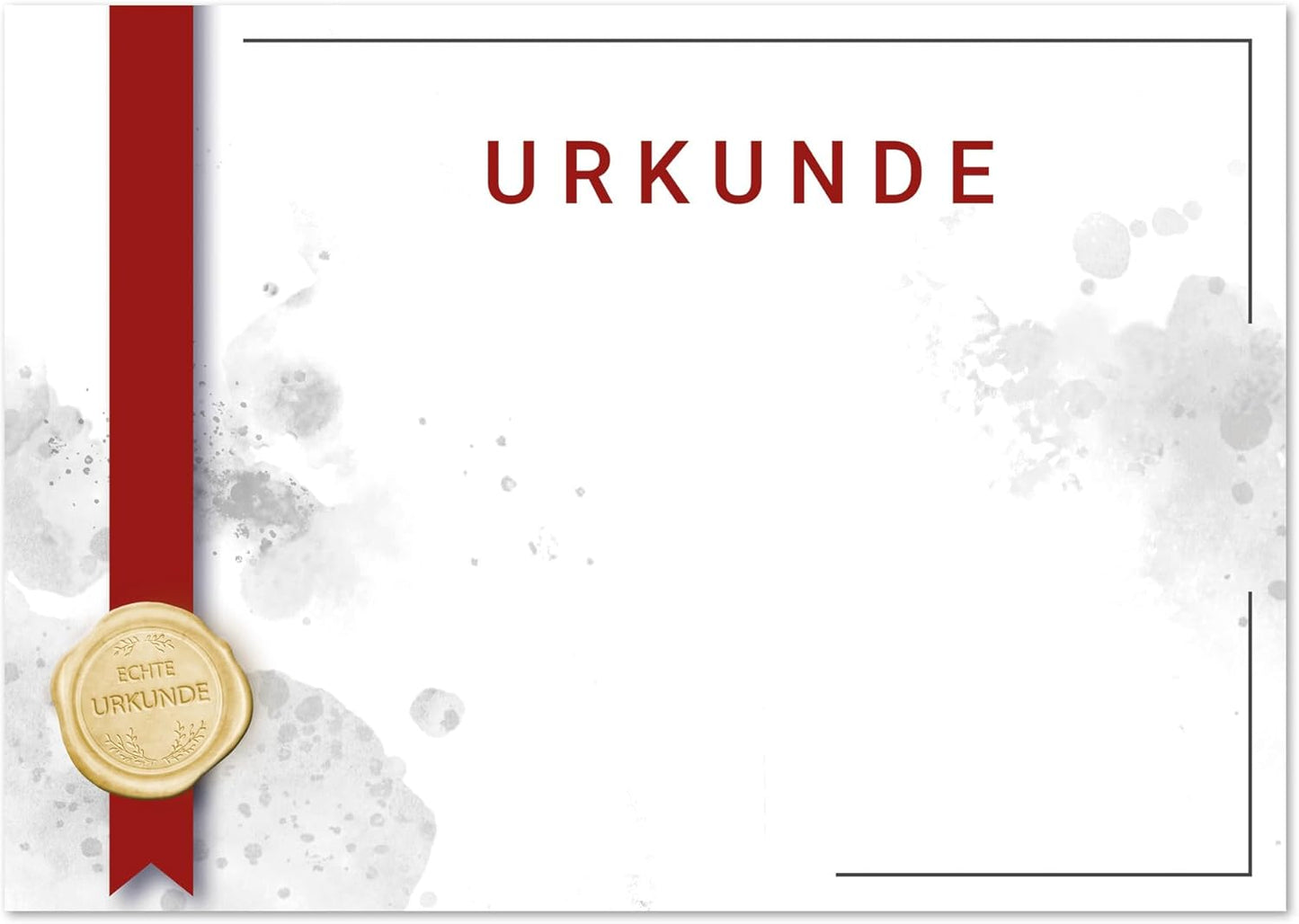 Urkunde Blanko - 5 Stück - MP-01502-05