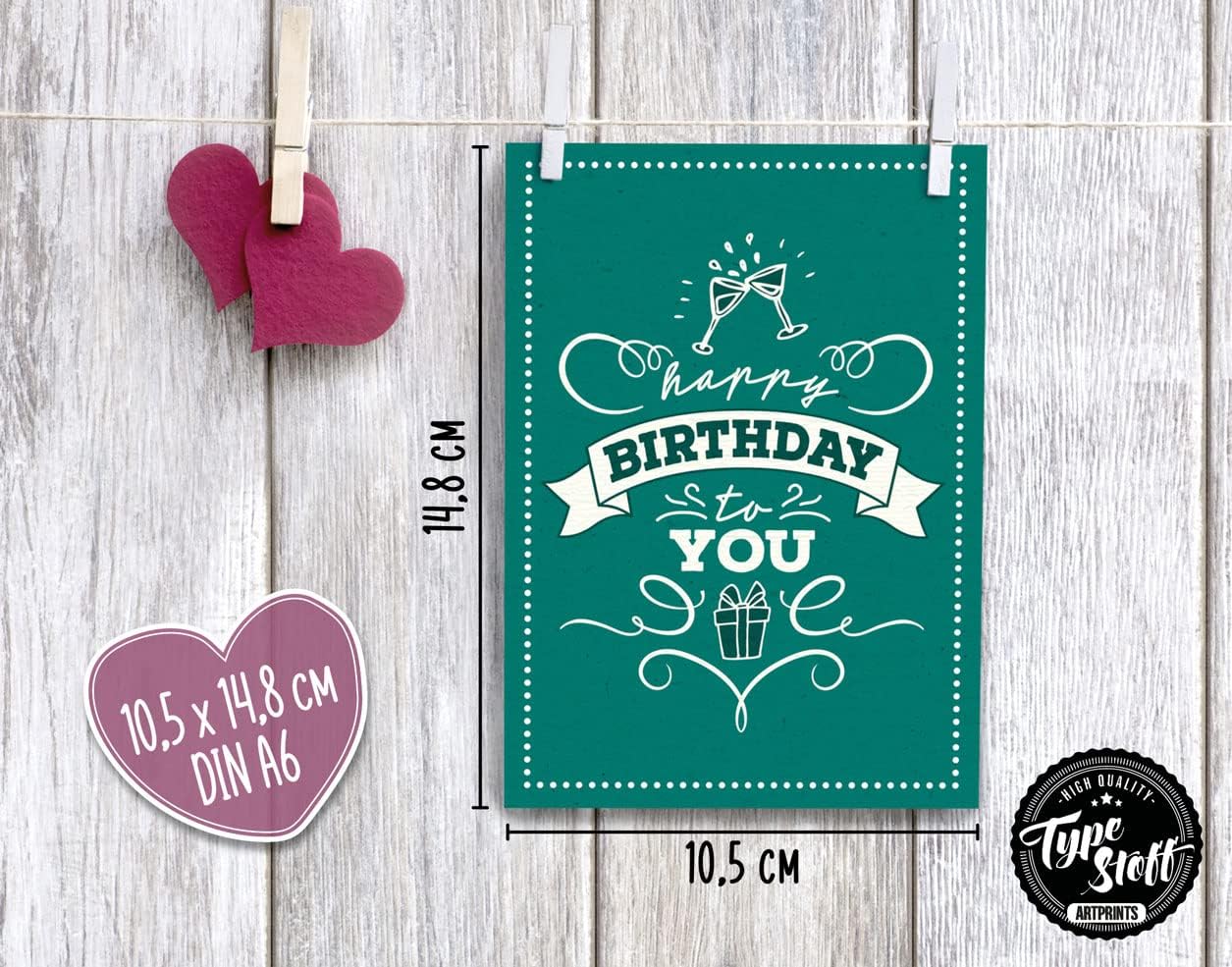 Postkarten - Glückwunsch - Set - PK-01304