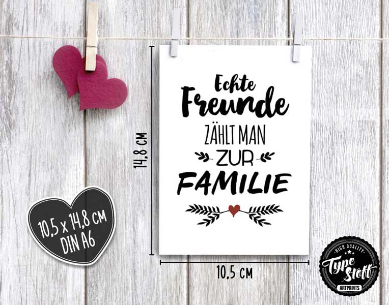 Postkarten - Freunde fürs Leben - Set - PK-01525