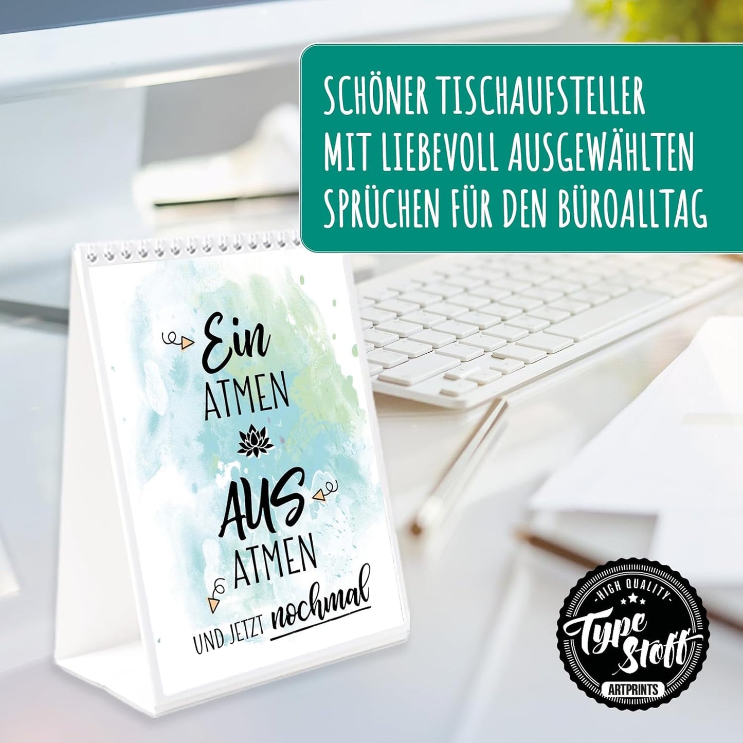 Tischkalender mit Sprüchen – Dein Aufmunterer im Büro - HYGGE-EDITION - TK-01517