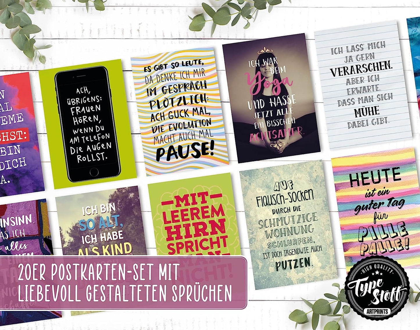 Postkarten - Funny - Set - PK-00602