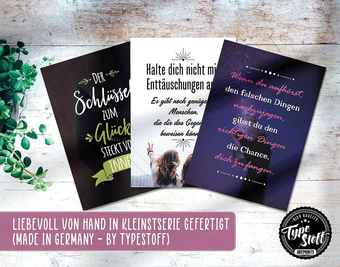 Postkarten - Bleib wie du bist - Set - PK-00601