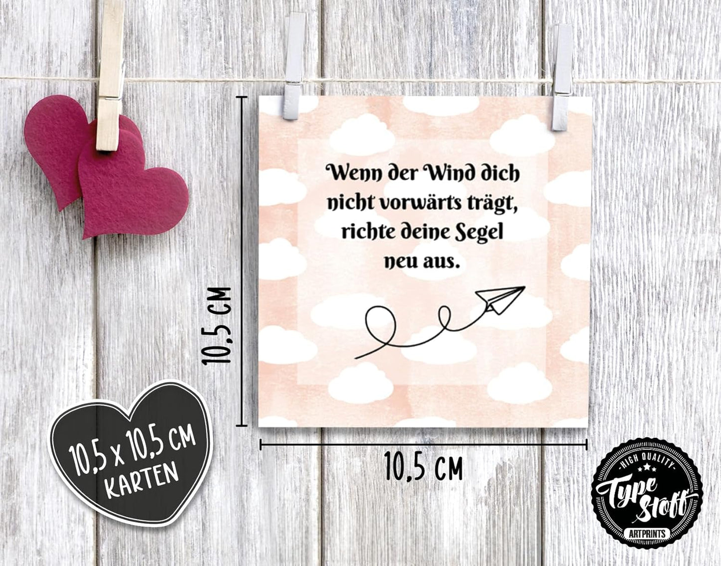 25 Hyggekarten Set 1 mit 50 Sprüchen für jeden Tag - HK-01484