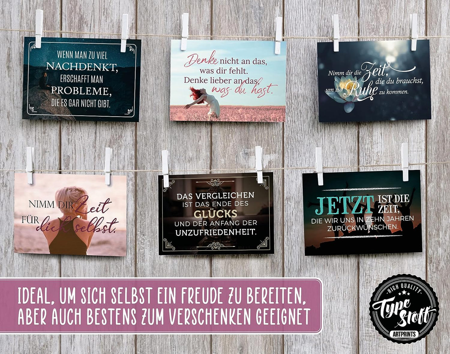 Postkarten - Bleib wie du bist - Set - PK-00601