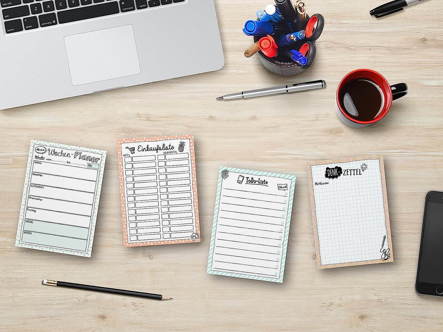 Wochenplaner - TO-DO-Liste - Denkzettel - Einkaufsliste - NP-00356