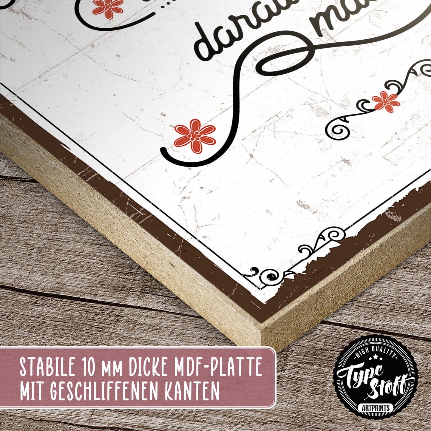 Holzschild mit Spruch - Motivation - Es ist wie es ist – HS-GH-00686