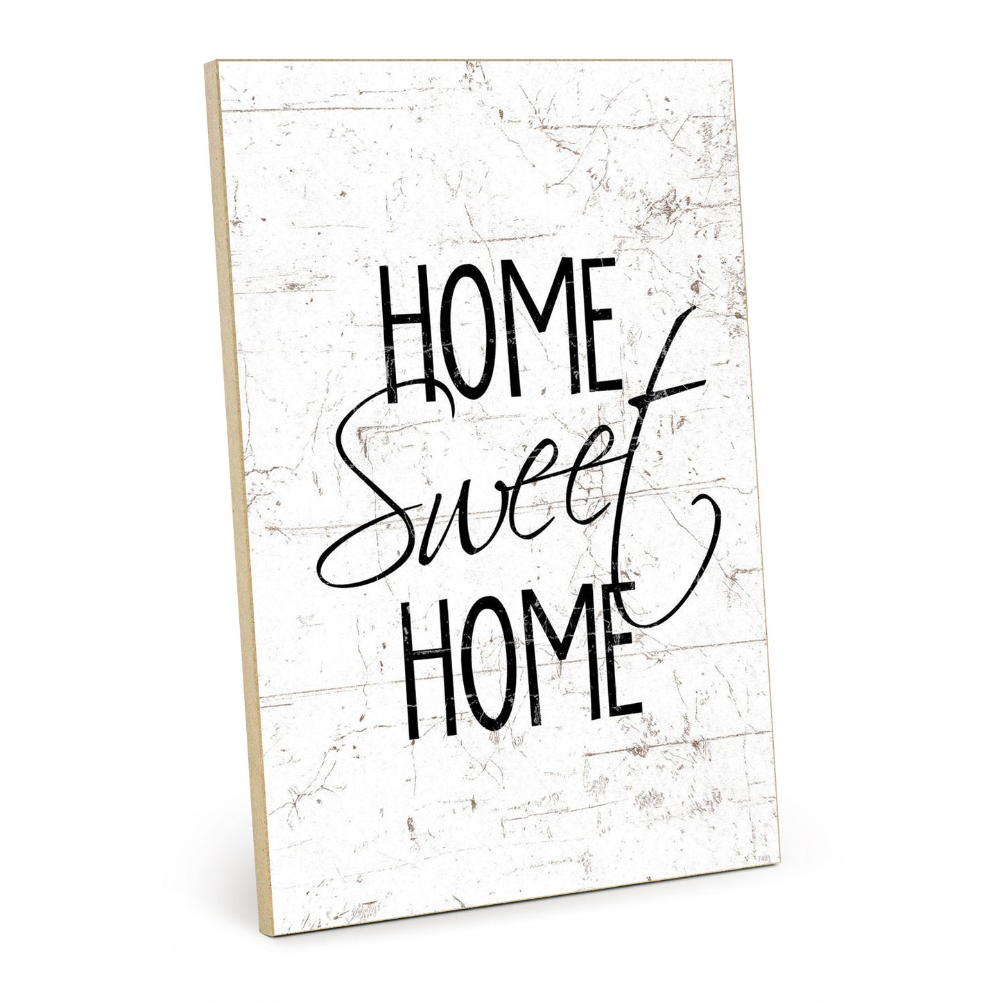 Holzschild mit Spruch - Zuhause - Home sweet home – HS-GH-00748