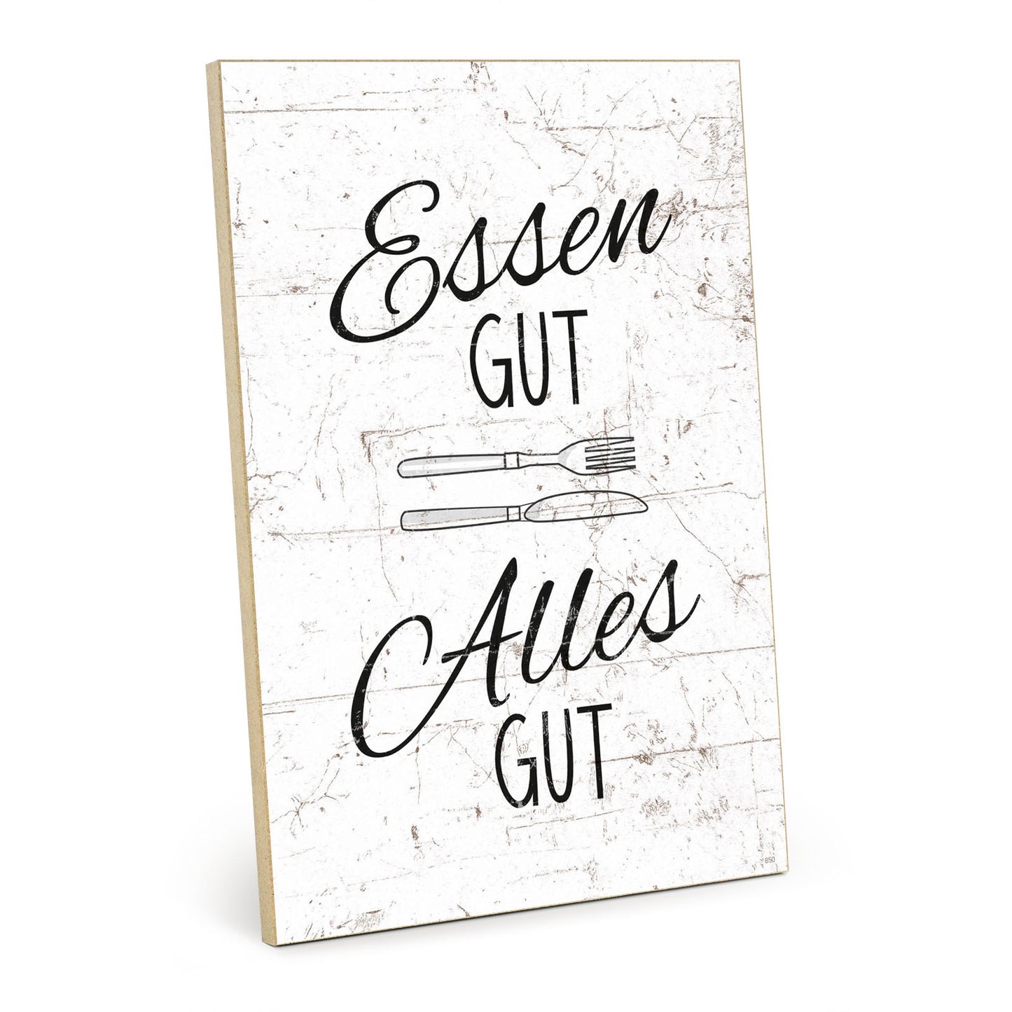 Holzschild mit Spruch - Essen gut - alles gut – HS-GH-00850