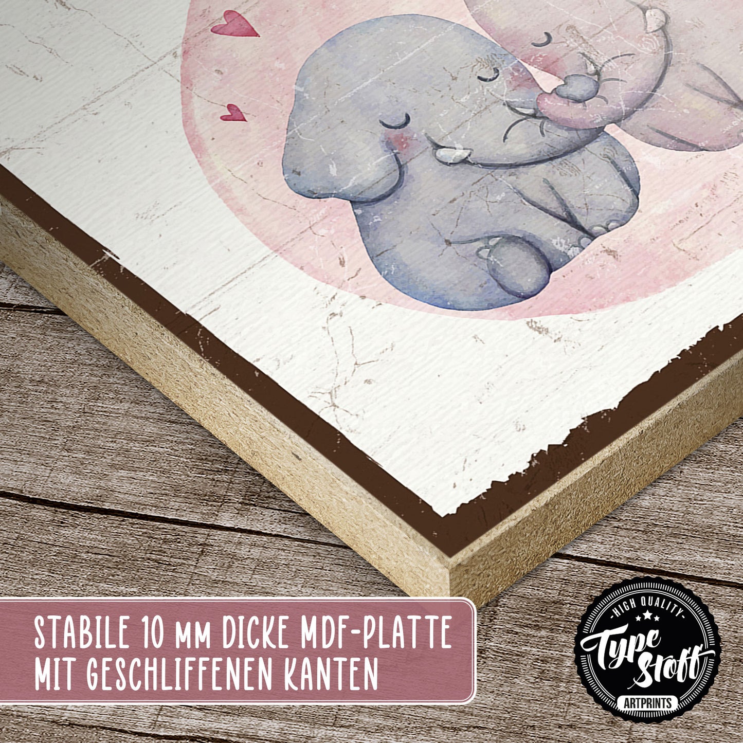 Holzschild mit Spruch - Liebe - Nimm dir Zeit zu lieben – HS-GH-01002