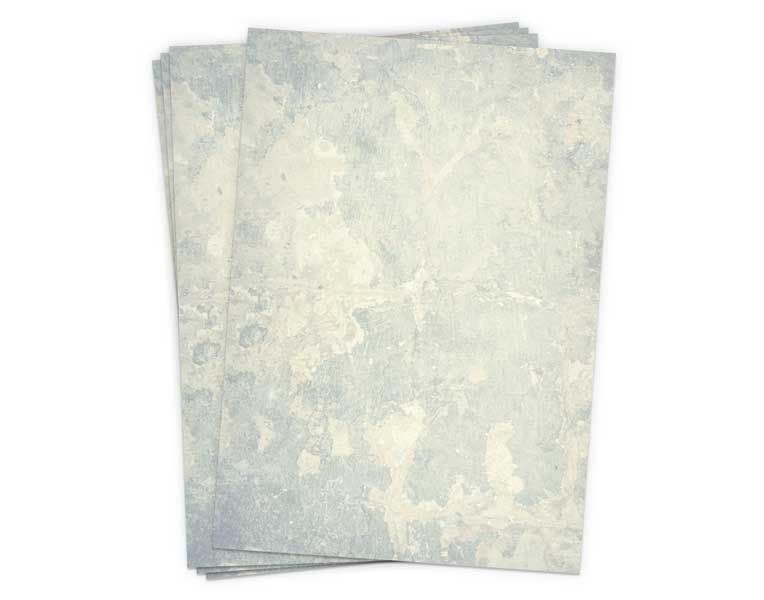 Briefpapier - blau - beidseitig - BP-01103
