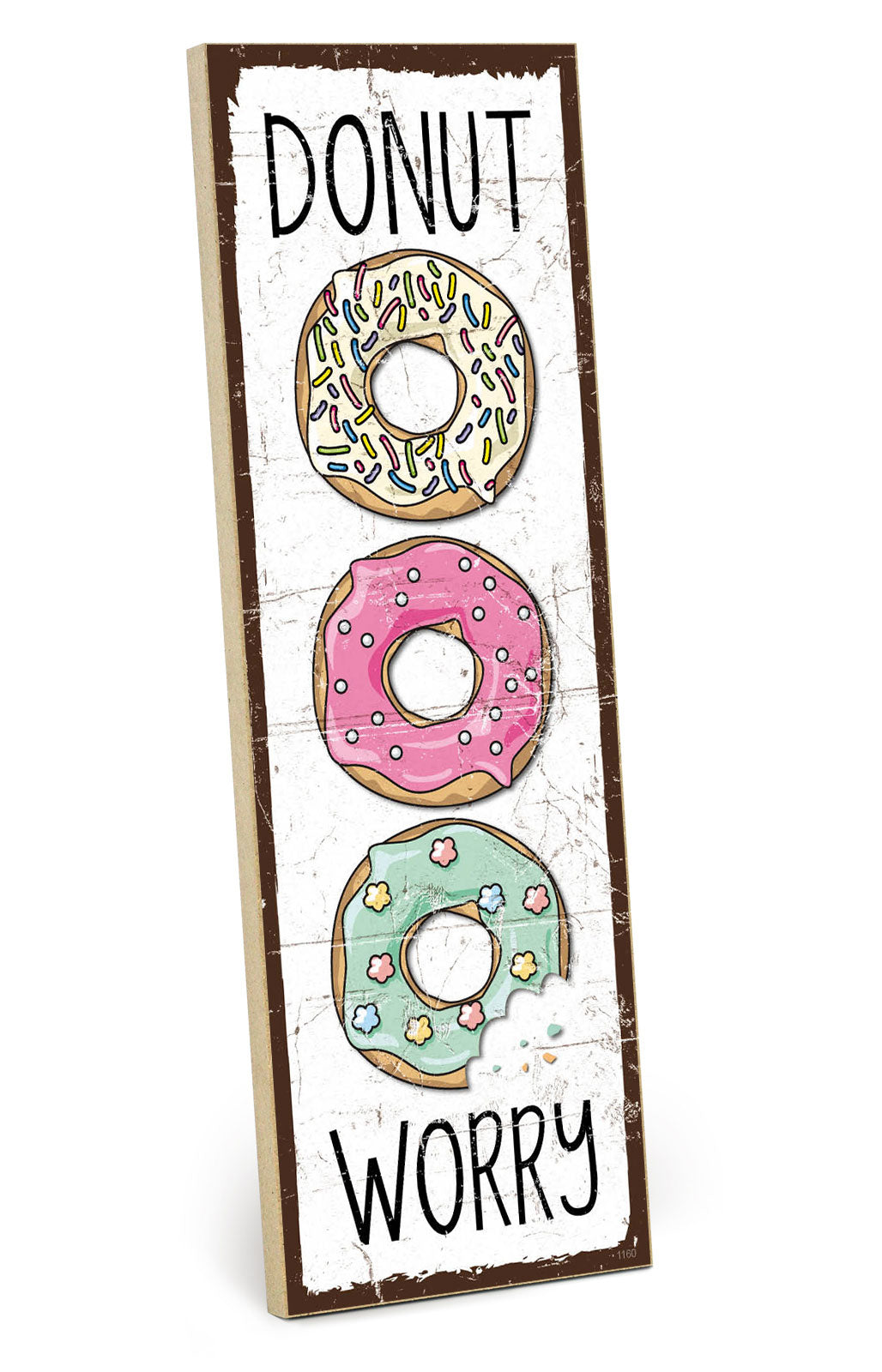 Holzschild mit Spruch - Donut worry – HS-KH-01160