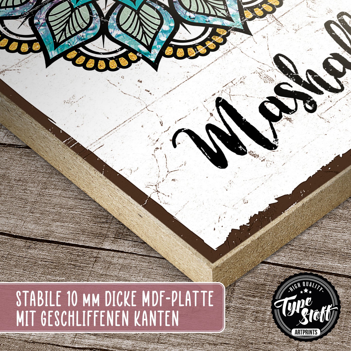 Holzschild mit Spruch - Hygge – HS-GH-01289