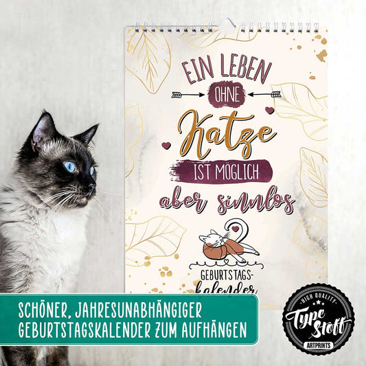 Geburtstagskalender - Katze - KA-01332