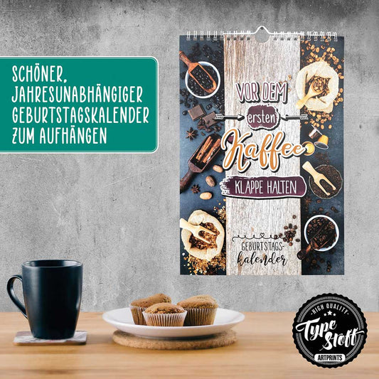 Geburtstagskalender - Kaffee - KA-01337