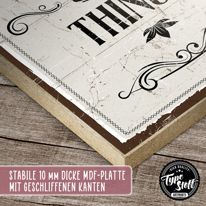 Holzschild mit Spruch - Collect moments - HS-GH-01416