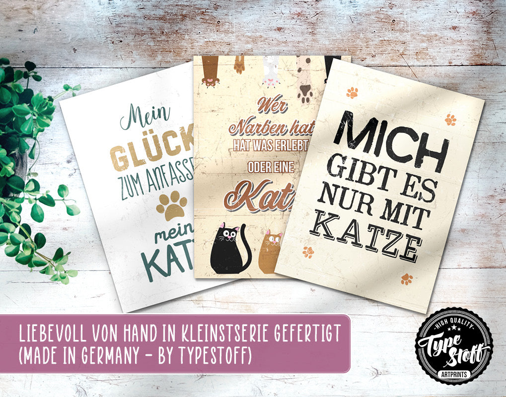 Postkarten - Katze - Set - PK-01465