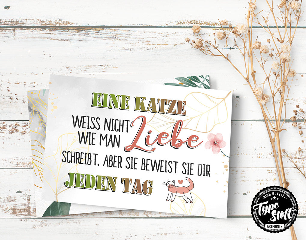Postkarten - Katze - Set - PK-01465