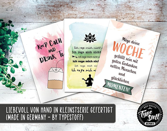Postkarten - Büro - Set - PK-01520